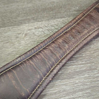 Padded Girth, x2 els, 3x D Ring *fair, v.torn & stretched elastic, UNSTITCHED edges, stained, dirt, slices
