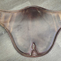 Padded Belly Girth, x2 els *fair, torn & stretched els, stained, dirt, cuts, older, scrapes, unstitched ends
