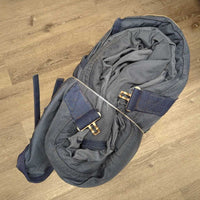 Hvy Winter Blanket, 2 legs *fair, torn, holey, v.faded, dirt, v.discolored, rubs, pills, snags, stain, older, No wpf

