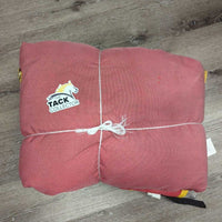 Med Winter Blanket *gc/fair, older, stiff, 0 wpf, torn/missing leg, faded, stains, hair, snags, sm holes
