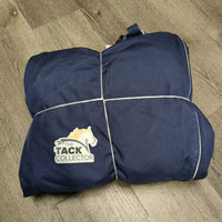 Rain Sheet, 2 legs *gc/fair, BROKEN snaps, clean, faded, hairy, clumpy lining corners, NO wpf, repairs
