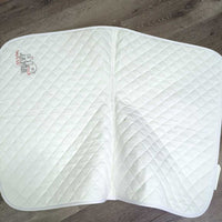 Thin Quilt Baby Pad, "Royal West" *xc, clean, mnr hair, threads, v. mnr stains
