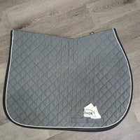 Quilt Jumper Pad, piping *vgc, clean, mnr residue, hair, pills, faded, puckers, rubs
