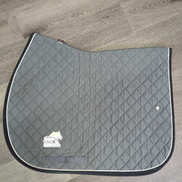 Quilt Jumper Pad, piping *vgc, clean, mnr residue, hair, pills, faded, puckers, rubs
