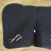 Quilt Jumper Pad, piping *gc, clean, pilly?, mnr hair, frays, rubs, exposed piping, faded
