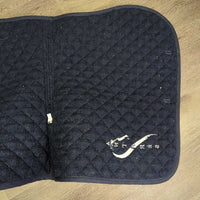 Quilt Jumper Pad, piping *gc, clean, pilly?, mnr hair, frays, rubs, exposed piping, faded
