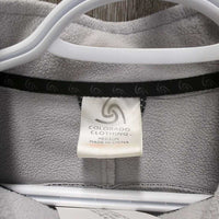 Softshell Jacket, Fleece Lined, Zipper "FEI Nations Cup" embroidery *vgc, seam puckers, rubs & pills

