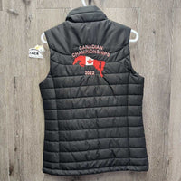 Puffy Vest, Zipper "RMSJ" "Canadian Championship 2022" *like new
