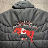 Puffy Vest, Zipper "RMSJ" "Canadian Championship 2022" *like new

