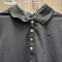 SS Polo Shirt, 1/4 Button Up "New View" *xc
