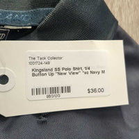 SS Polo Shirt, 1/4 Button Up "New View" *xc

