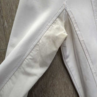 LS Sun Show Shirt, 1/4 Snap Up, mesh sleeves *fair, snags, dingy, v.stained pits, runs, seam puckers
