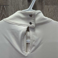 SS Show Shirt, Back Button Collar, Bling *vgc, older?
