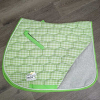 Quilt Jumper Pad, glitter, piping *xc, clean, mnr threads, snags, embroidered underside
