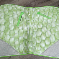 Quilt Jumper Pad, glitter, piping *xc, clean, mnr threads, snags, embroidered underside
