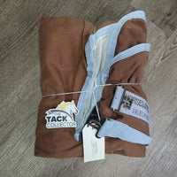 Stable Sheet *vgc, clean, v. faded, mnr hair, threads, rubs, puckers, pills, SHRUNK
