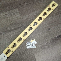 2 Plastic Keyhole Track Jump Standard Attachments *gc, 1 broken end, discoloured, scuffed, mnr dirt, stains
