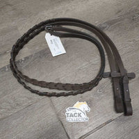Soft Braided Reins, 2x stoppers *like new, clean, mnr scratches
