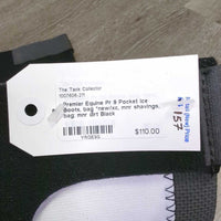 Pr 9 Pocket Ice Boots, bag *new/xc, mnr shavings, bag: mnr dirt
