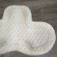 Quilt & Fleece Fitted Hunter Pad *gc, clean, dingy, stains, pilly, mnr hair, puckers, rubs, threads
