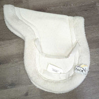 Waffle Weave Fleece Fitted Hunter Pad *gc, clean, dingy, mnr hair, stains, pills, puckers, rubs, bare spots
