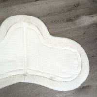 Waffle Weave Fleece Fitted Hunter Pad *gc, clean, dingy, mnr hair, stains, pills, puckers, rubs, bare spots
