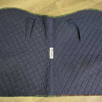 Quilt Jumper Pad *gc, clean, hair, pilly, rubs, mnr faded, clumpy foam, threads, hole, unstitched
