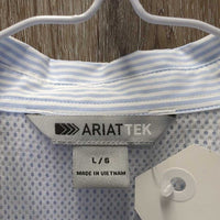 LS Button Up Shirt, Mesh Lining *vgc/xc, clean, mnr creases & seam puckers
