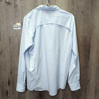 LS Button Up Shirt, Mesh Lining *vgc/xc, clean, mnr creases & seam puckers
