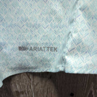 LS Button Up Shirt, Mesh Lining, Roll Up Sleeves *xc, clean, mnr seam puckers
