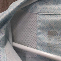 LS Button Up Shirt, Mesh Lining, Roll Up Sleeves *xc, clean, mnr seam puckers
