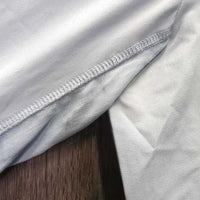 LS Sun Shirt, 1/4 Zip, Mesh Sleeves *gc/vgc, mnr snags, pit stains, elastic threads
