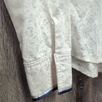 LS Light Show Shirt, attached Button Collar *gc, older, threads, rubs, pills
