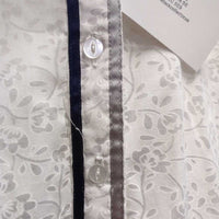 LS Light Show Shirt, attached Button Collar *gc, older, threads, rubs, pills
