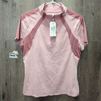 SS Sun Shirt, 1/4 Zip Up *xc
