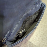 Pocket-Purse Belt, braided elastic, leather, x1 chain strap *xc, v.mnr dust
