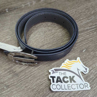 "Seamless" Leather Belt, buckle, post *like new, mnr dust, scuffs
