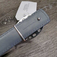 "Seamless" Leather Belt, buckle, post *like new, mnr dust, scuffs
