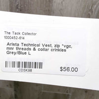 Technical Vest, zip *vgc, mnr threads & collar crinkles
