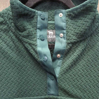 Fleece Sweater, 1/3 Snap Up *xc/like new
