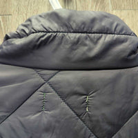 Light Puffy Jacket, zip *gc, puckers, mnr collar stains, clumpy fill & puckers
