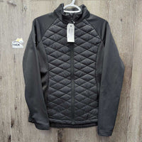 Quilt Jacket, zip *xc, puckers

