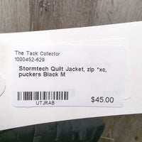 Quilt Jacket, zip *xc, puckers
