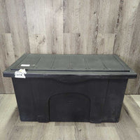 Plastic Tack Trunk - Box, grooming tote *xc, mnr stains & film?dirt
