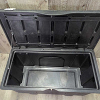 Plastic Tack Trunk - Box, grooming tote *xc, mnr stains & film?dirt

