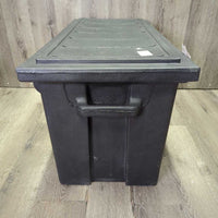 Plastic Tack Trunk - Box, grooming tote *xc, mnr stains & film?dirt
