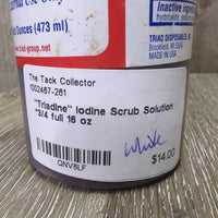 "Triadine" Iodine Scrub Solution *3/4 full
