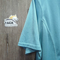 SS Shirt, 1/2 Zip Up *gc/fair, older, snags, rubs, pits, runs, threads
