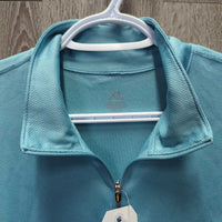 SS Shirt, 1/2 Zip Up *gc/fair, older, snags, rubs, pits, runs, threads
