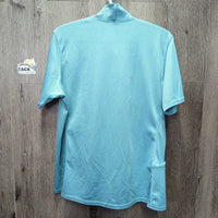 SS Shirt, 1/2 Zip Up *gc/fair, older, snags, rubs, pits, runs, threads
